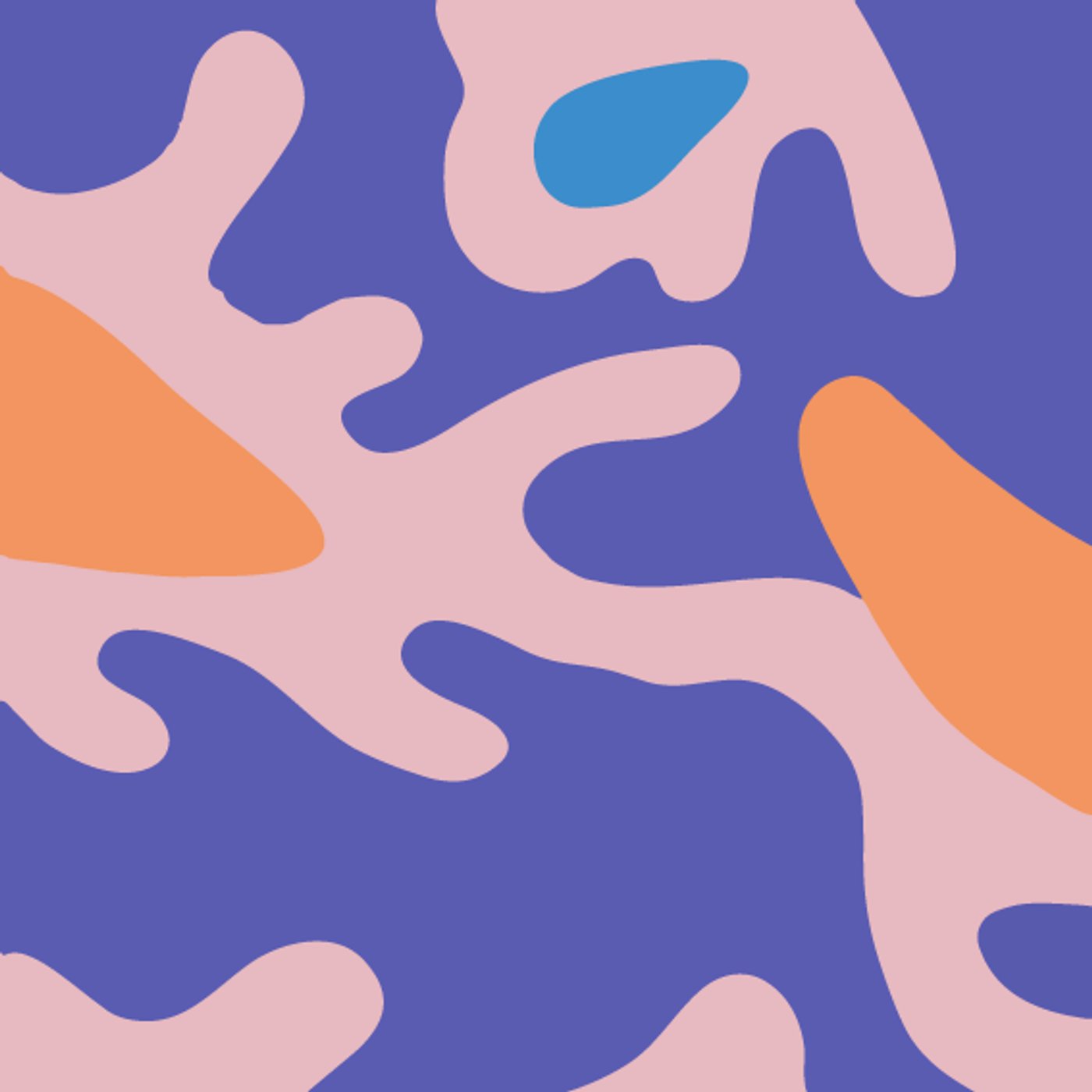 Les Coraux par Emilie Ruard — motif de carreau de ciment