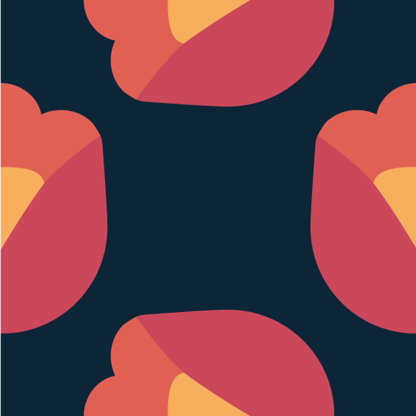 Tulipe par Atelier Moëli — motif de carreau de ciment