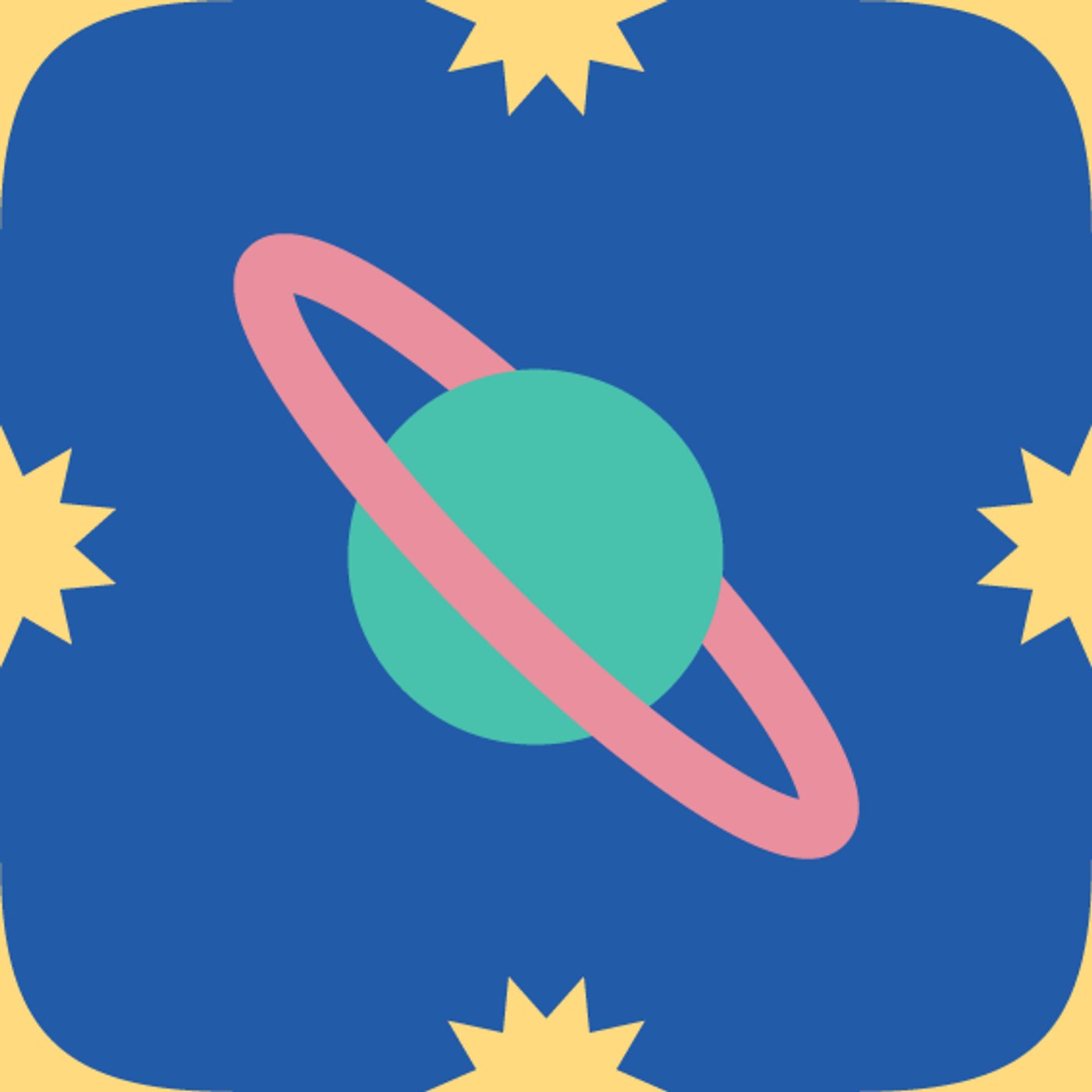 Galaxie par Bleu Jour — motif de carreau de ciment