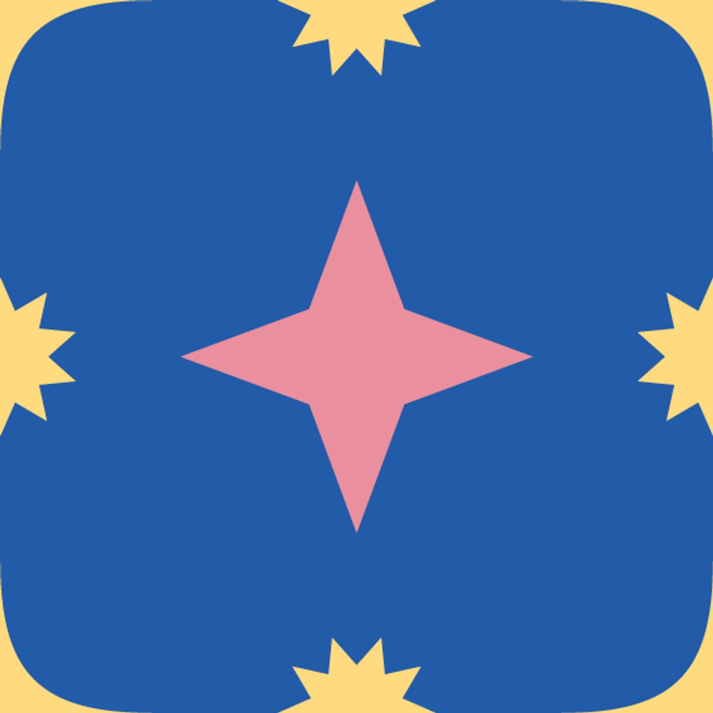 Galaxie par Bleu Jour — motif de carreau de ciment