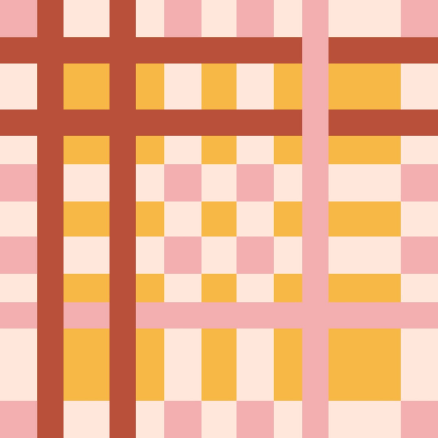 Tartan par Léa VEROVE — motif de carreau de ciment
