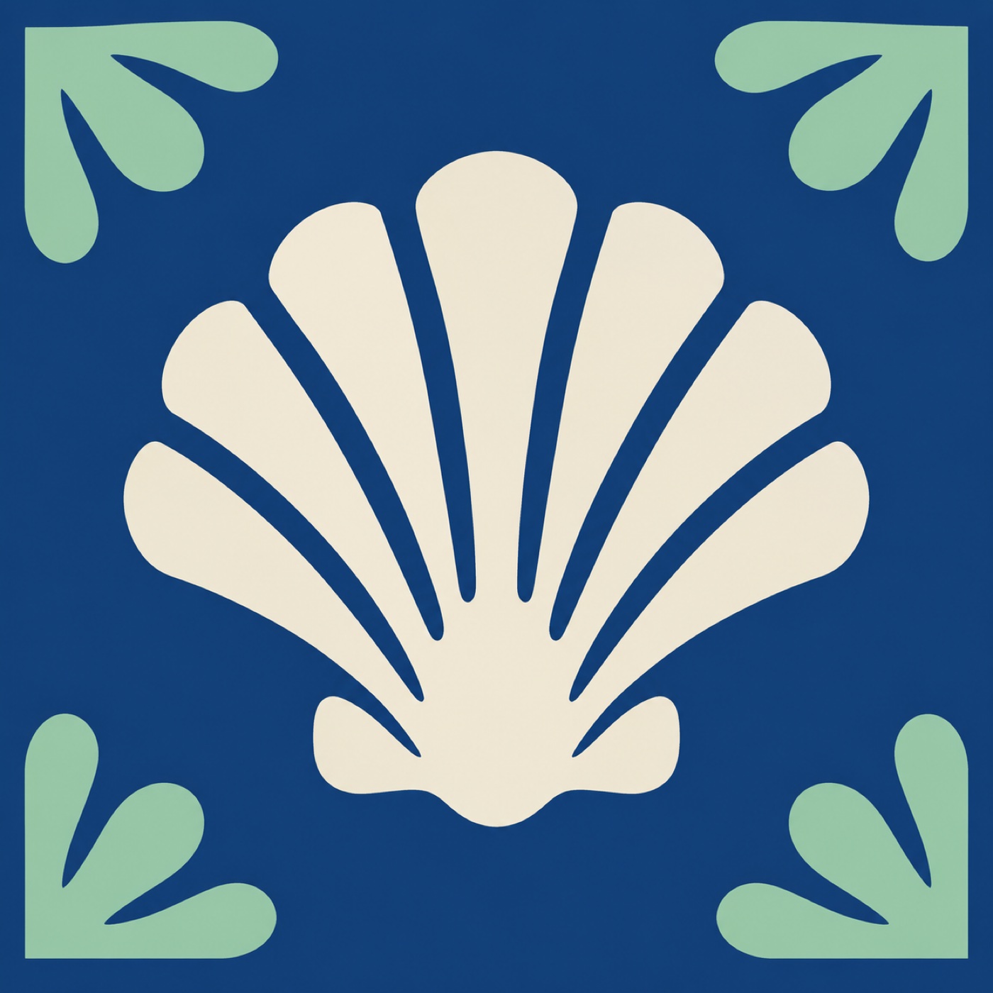 Compostelle par Cécile M — motif de carreau de ciment
