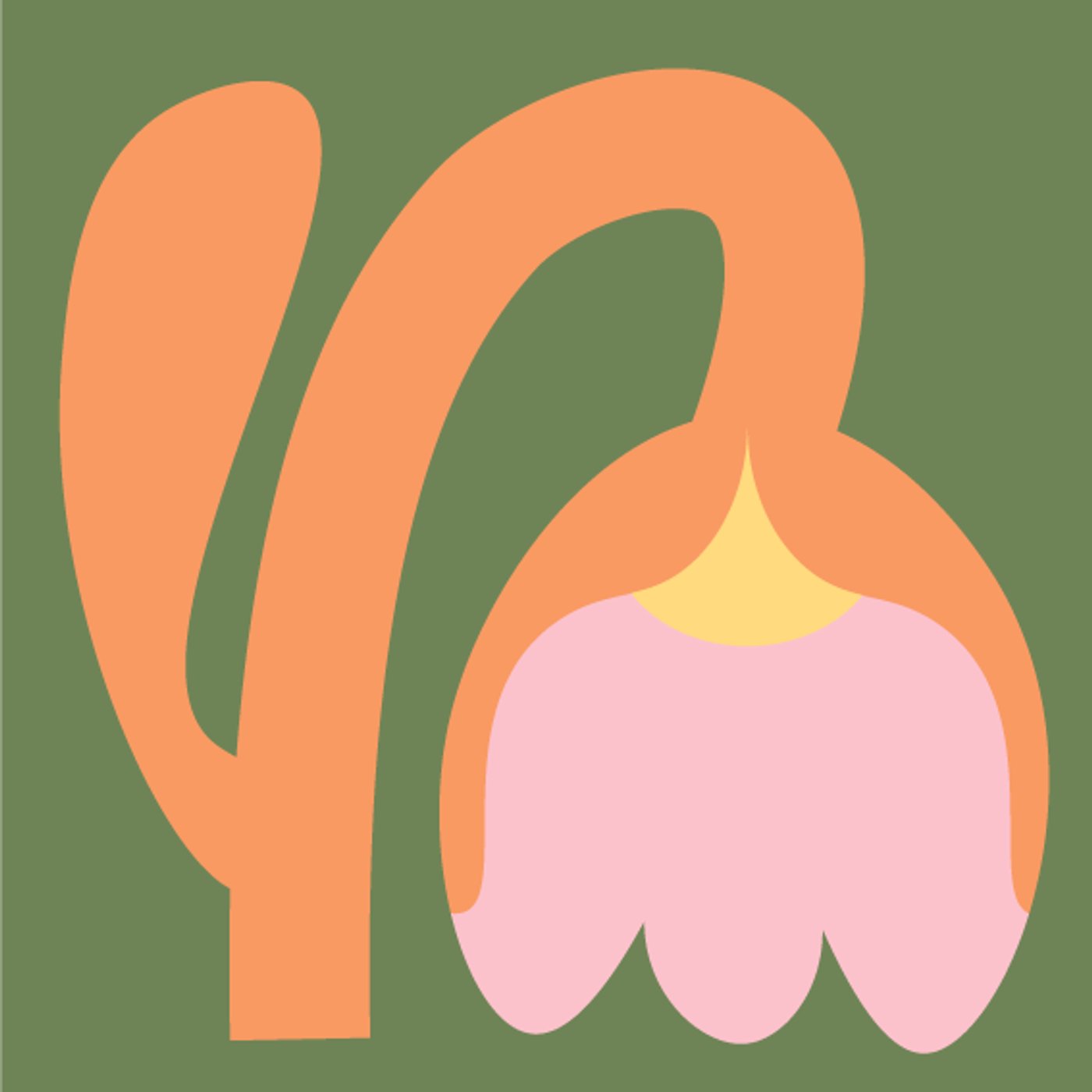 Tulipomania par Caroline Adam — motif de carreau de ciment