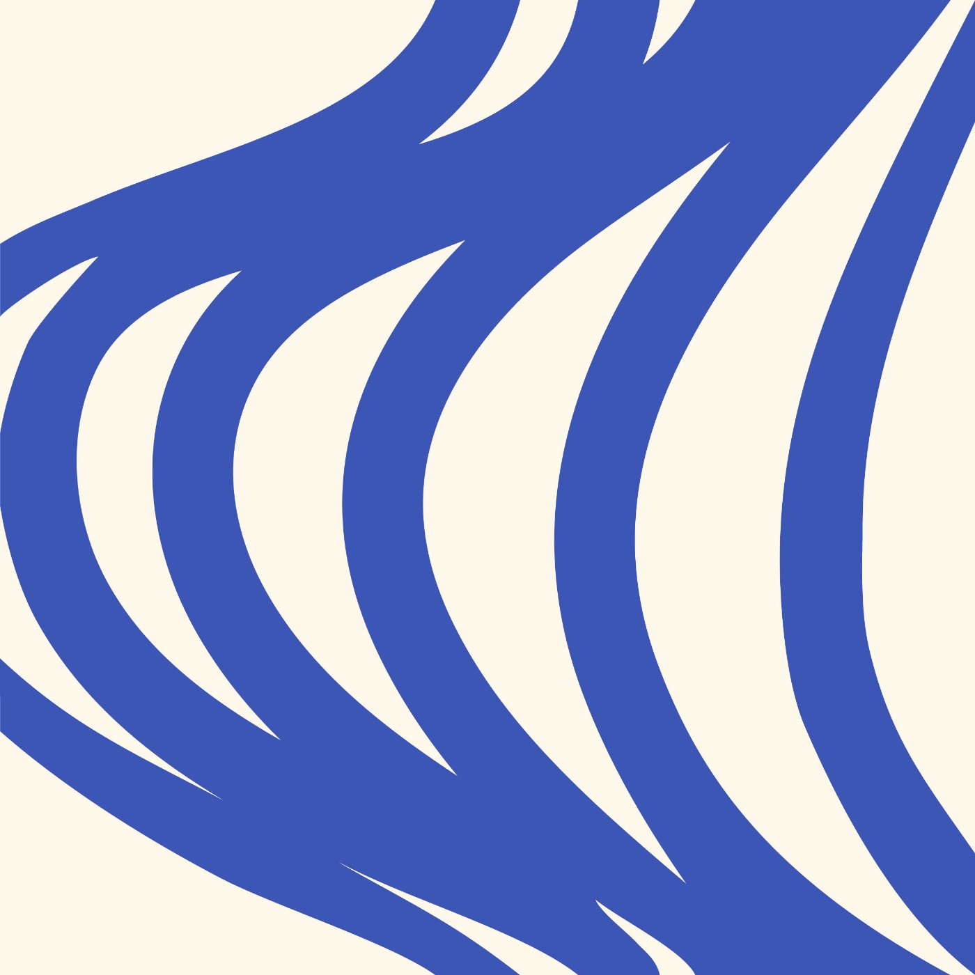 BPM en coloris bleu porcelaine par Marine Jolaine — motif de carreau de ciment