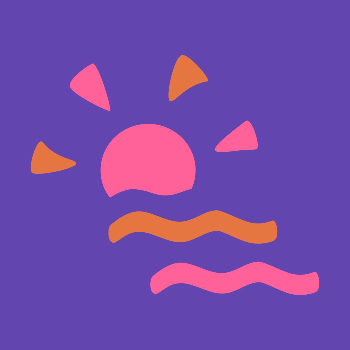 Endless Sunshine par Aleksandra Liberatore — motif de carreau de ciment