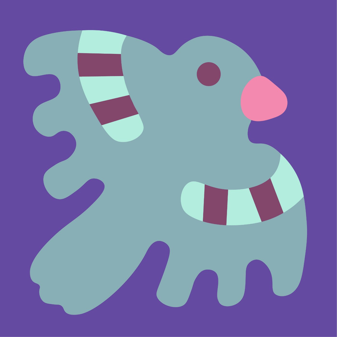 Pigeon par Nisan Ozgokceler — motif de carreau de ciment