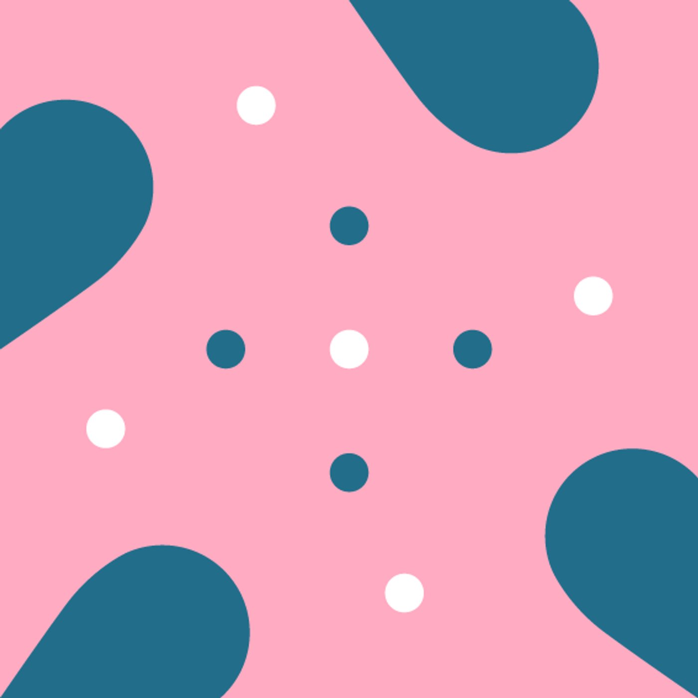 Pink Lover par Machin chouette par Sandrine HOYET — motif de carreau de ciment