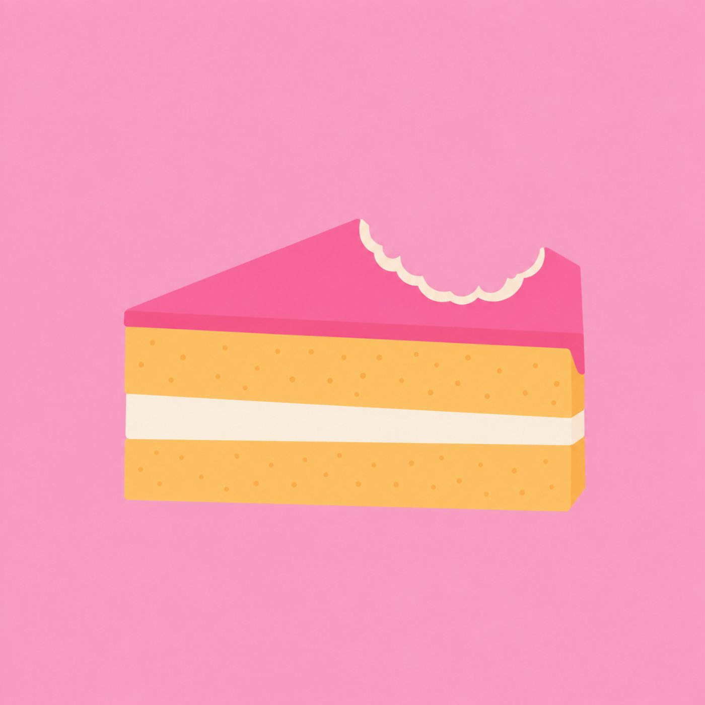 Le gâteau rose par Enzo Bauzetie — motif de carreau de ciment