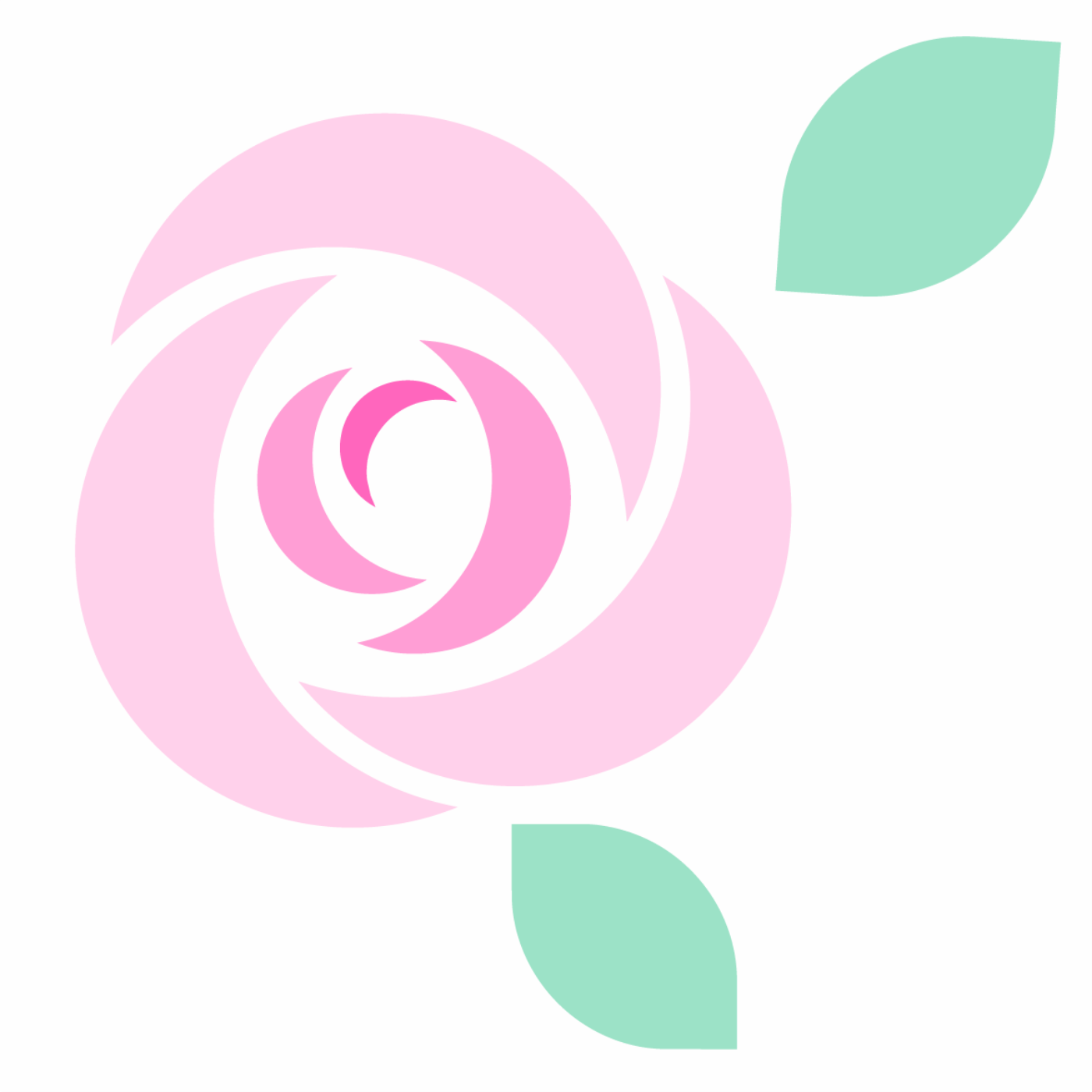 À fleur de rose par Amélie TARDIVAT — motif de carreau de ciment