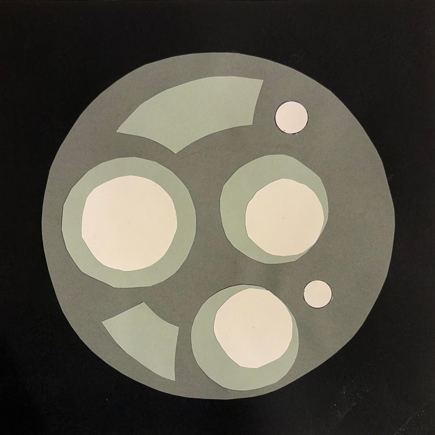 Étreinte de la lune par Oscar Bresson — motif de carreau de ciment