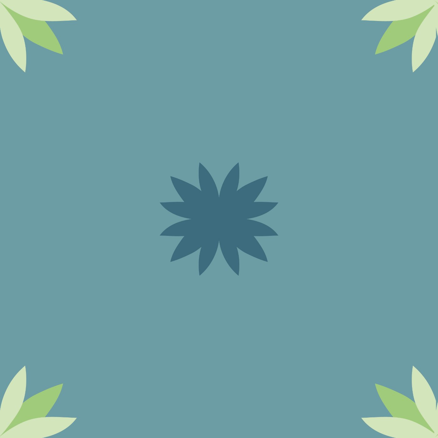Patio par Charlotte Selz — motif de carreau de ciment