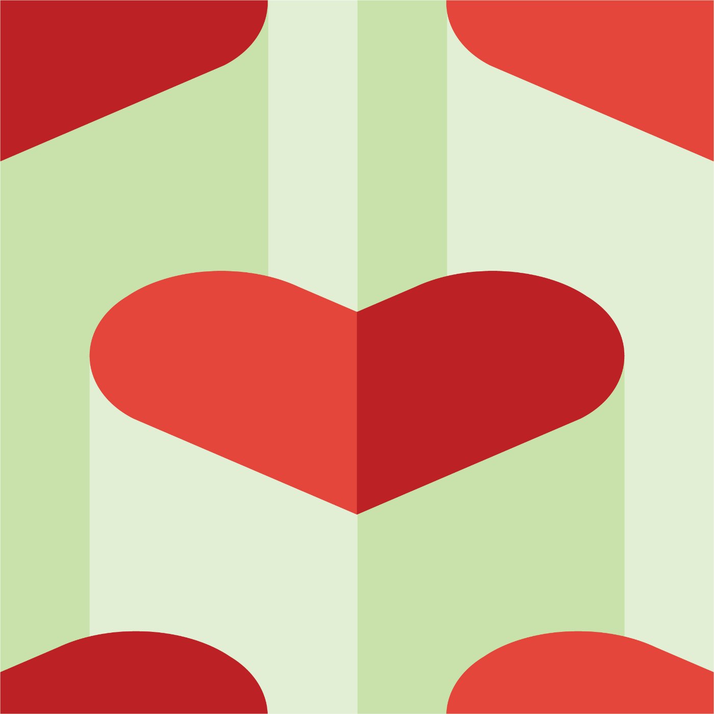 Amour par Antoine GANZHORN — motif de carreau de ciment