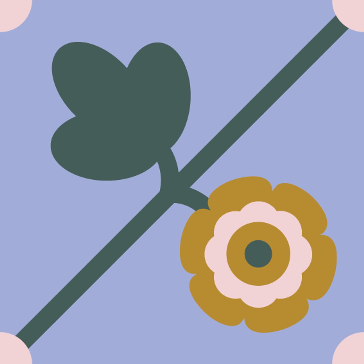 Le Jardin par thelma — — motif de carreau de ciment