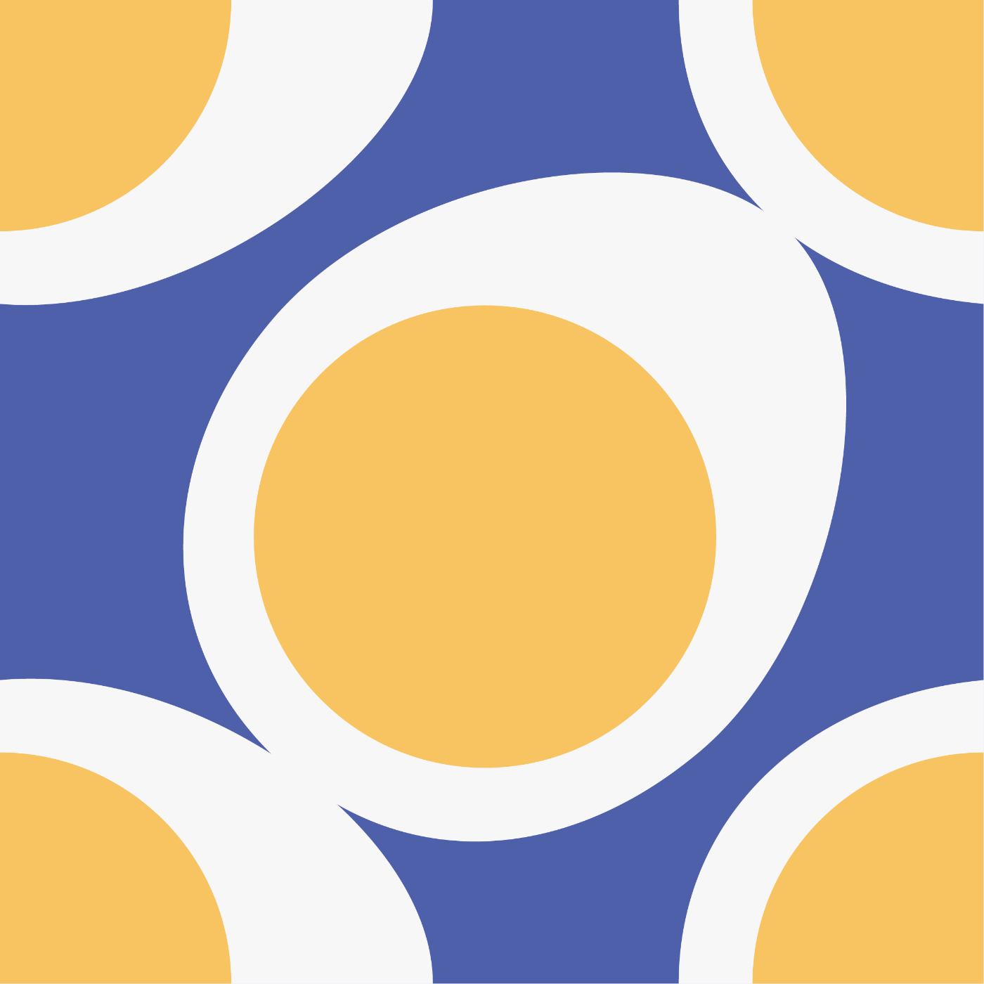 Mimosa par Titicazu Titicazu — motif de carreau de ciment