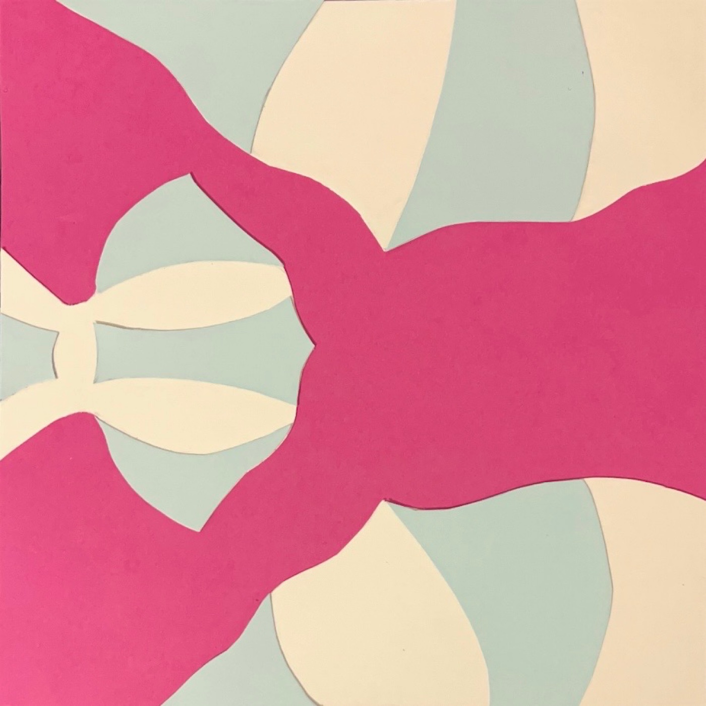 Floraison dansante par Noémie Friang — motif de carreau de ciment