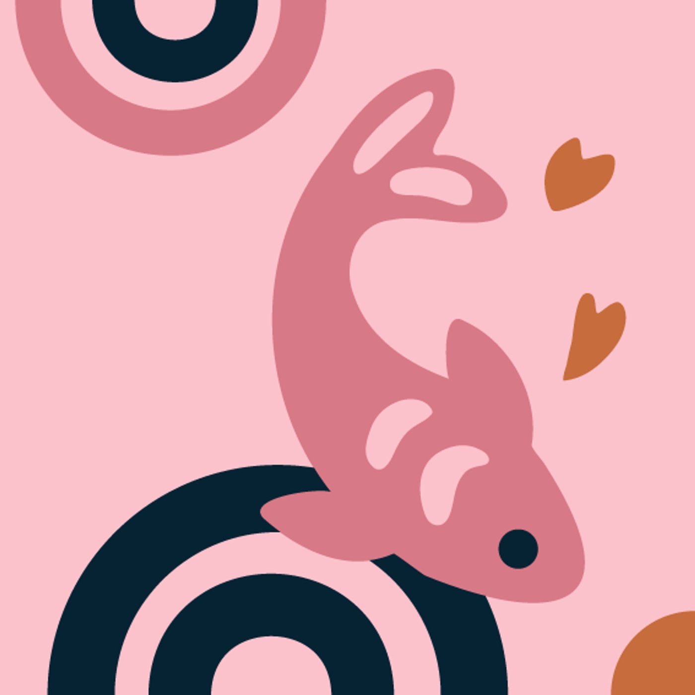Hanami par Joyce de Oliveira — motif de carreau de ciment
