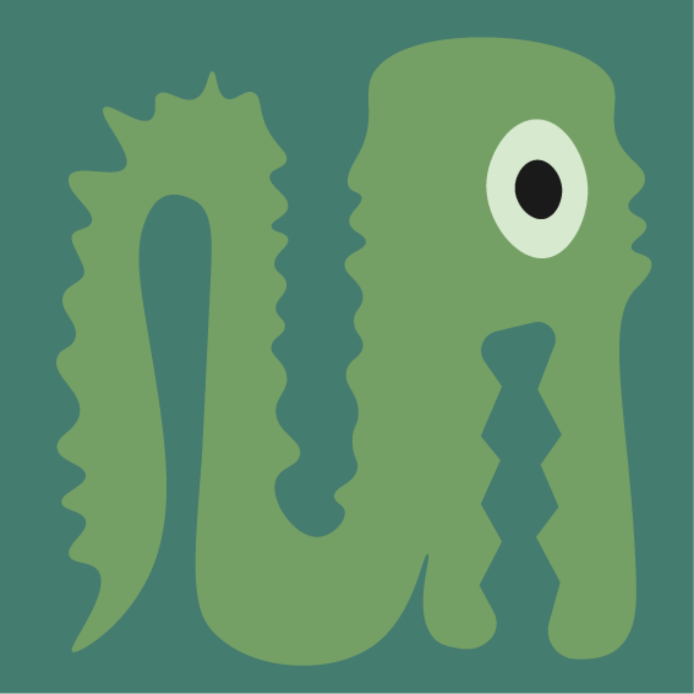 CROCS! par Zoé Moiroud — motif de carreau de ciment