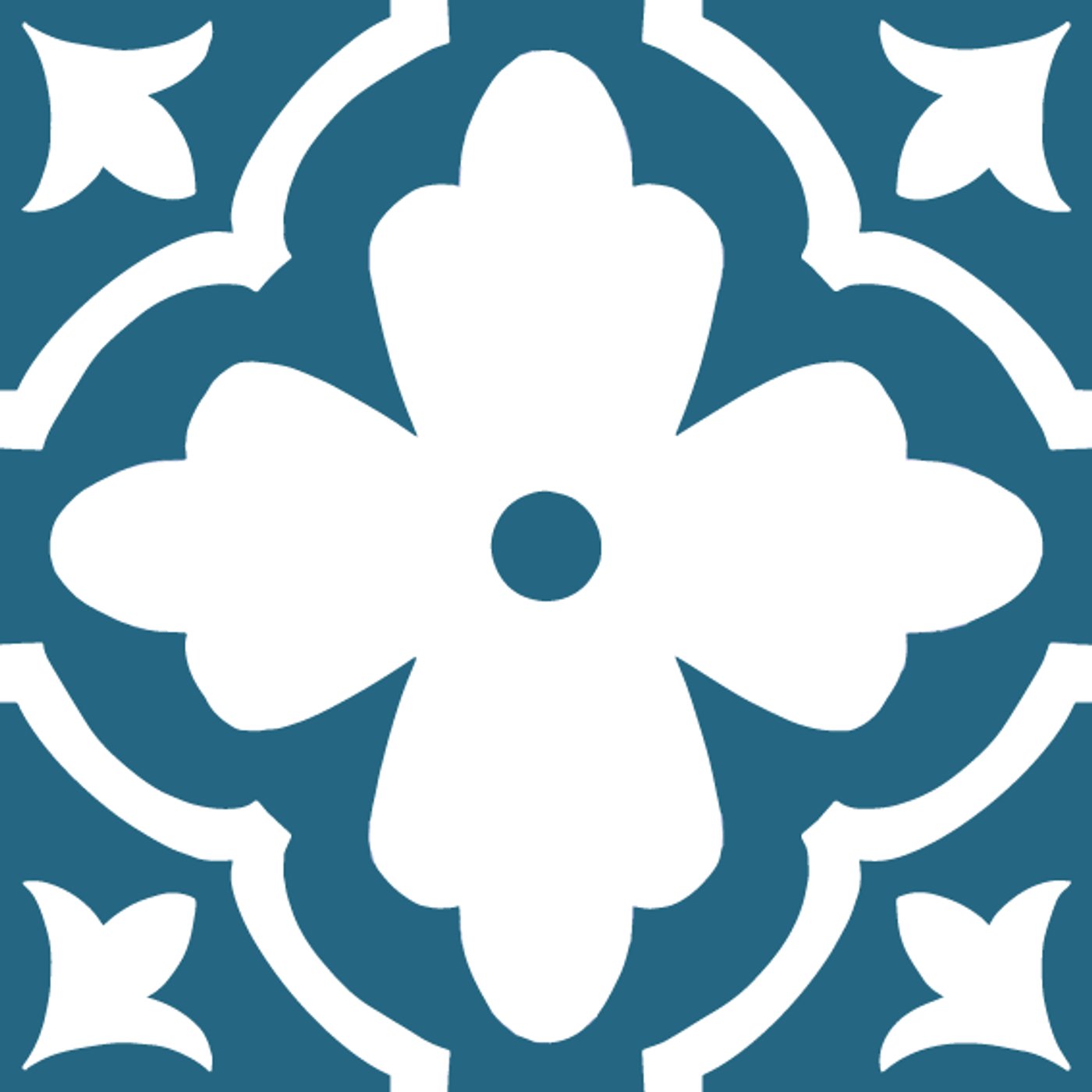 Azulejos par Marie Le Moal — motif de carreau de ciment