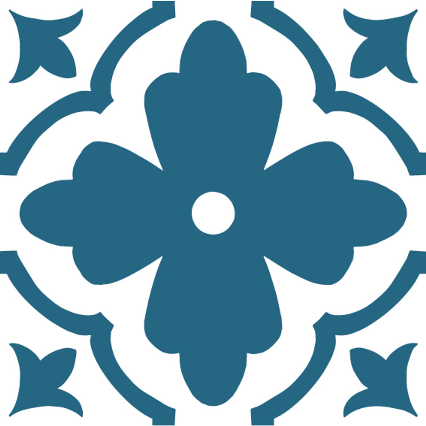Azulejos par Marie Le Moal — motif de carreau de ciment