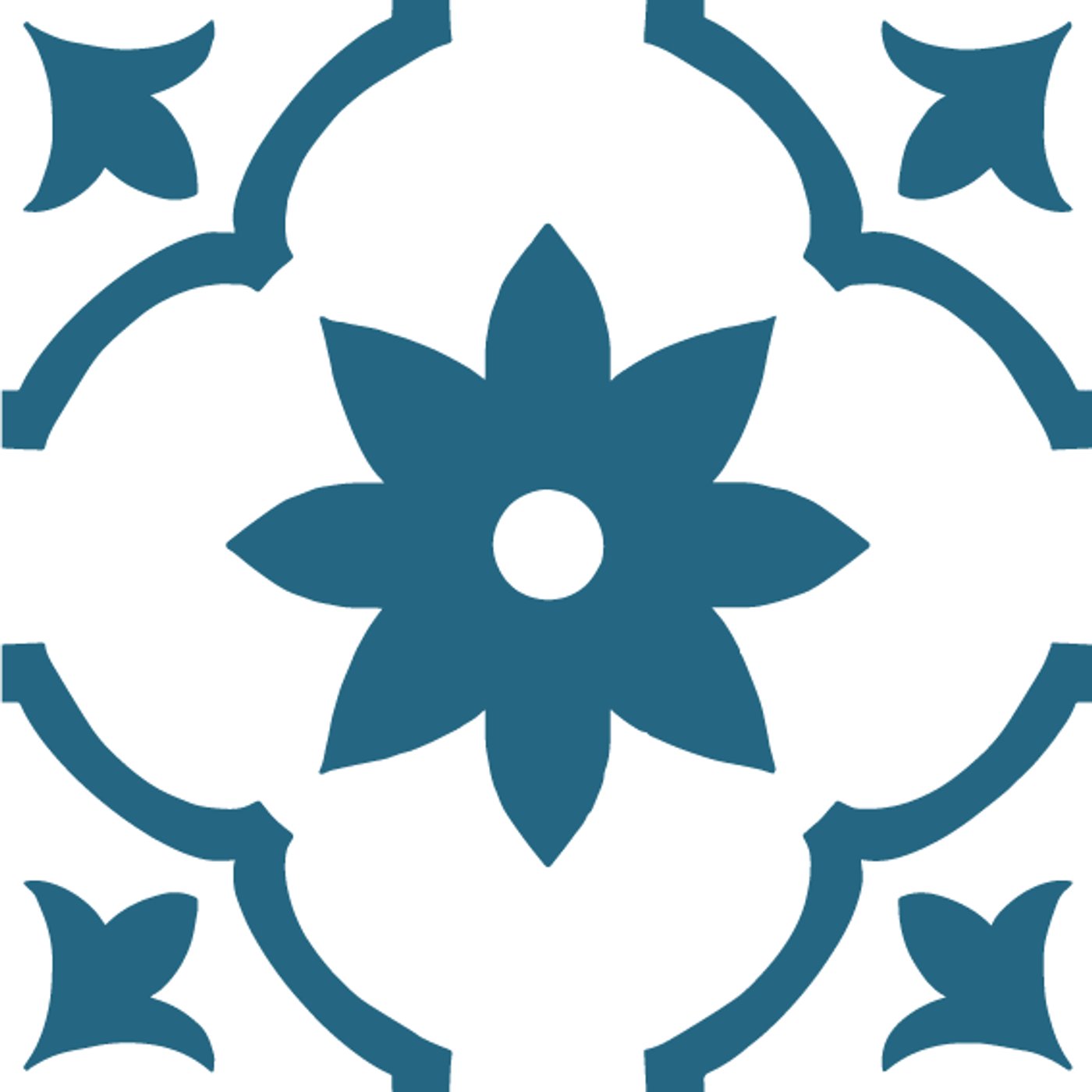 Azulejos par Marie Le Moal — motif de carreau de ciment