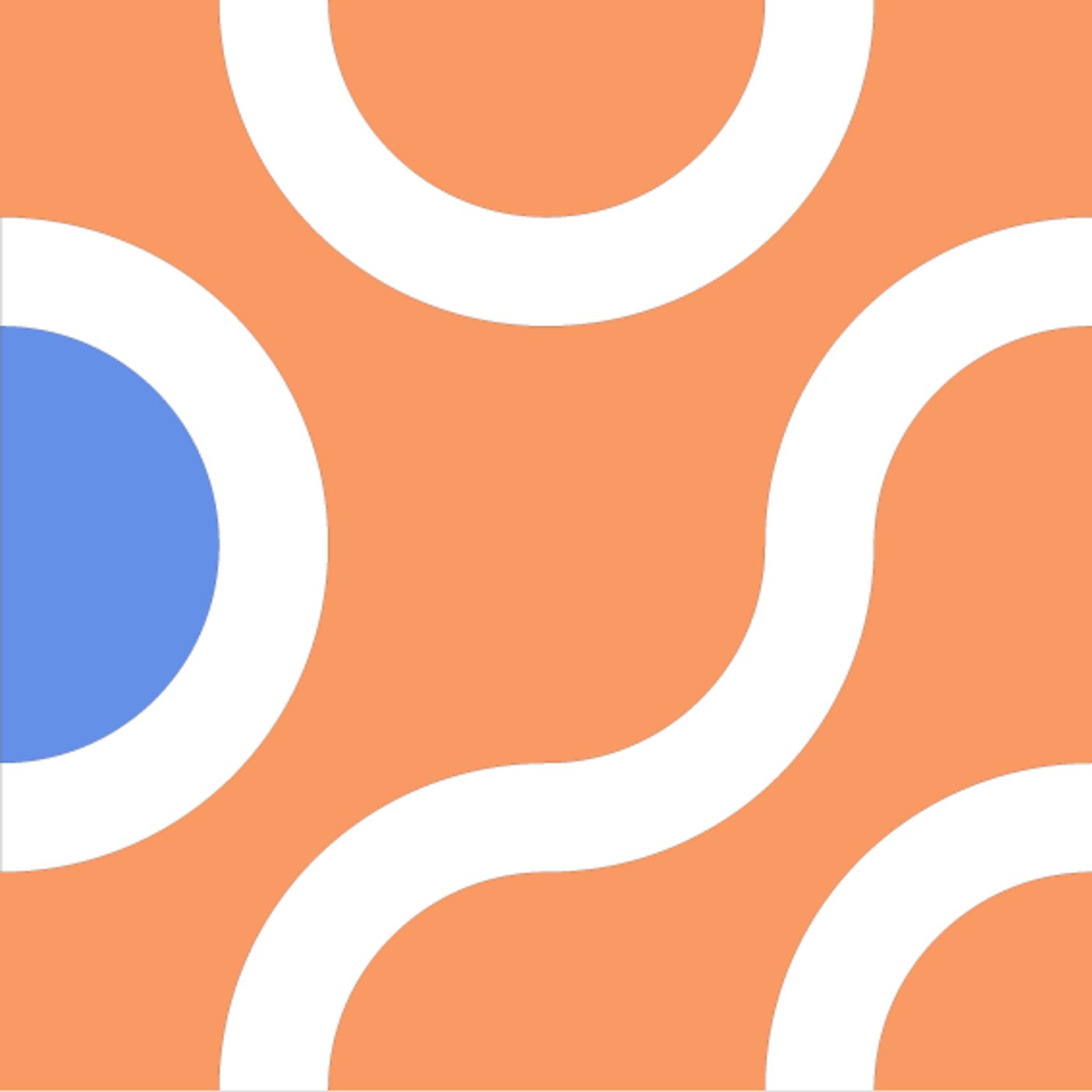 Curvy par Un Poisson Pilote — motif de carreau de ciment