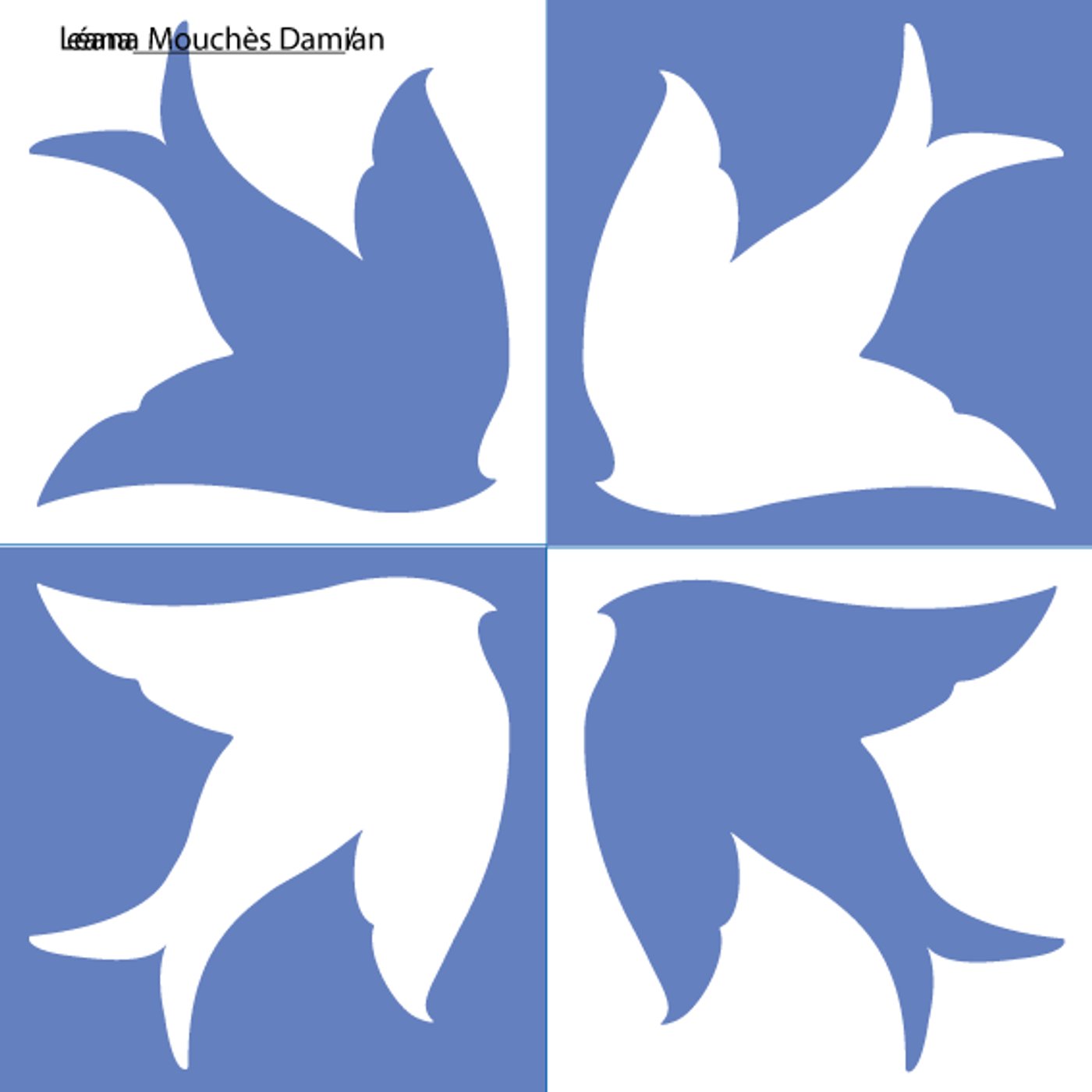 Liberté par Léana Mouchès Damian — motif de carreau de ciment