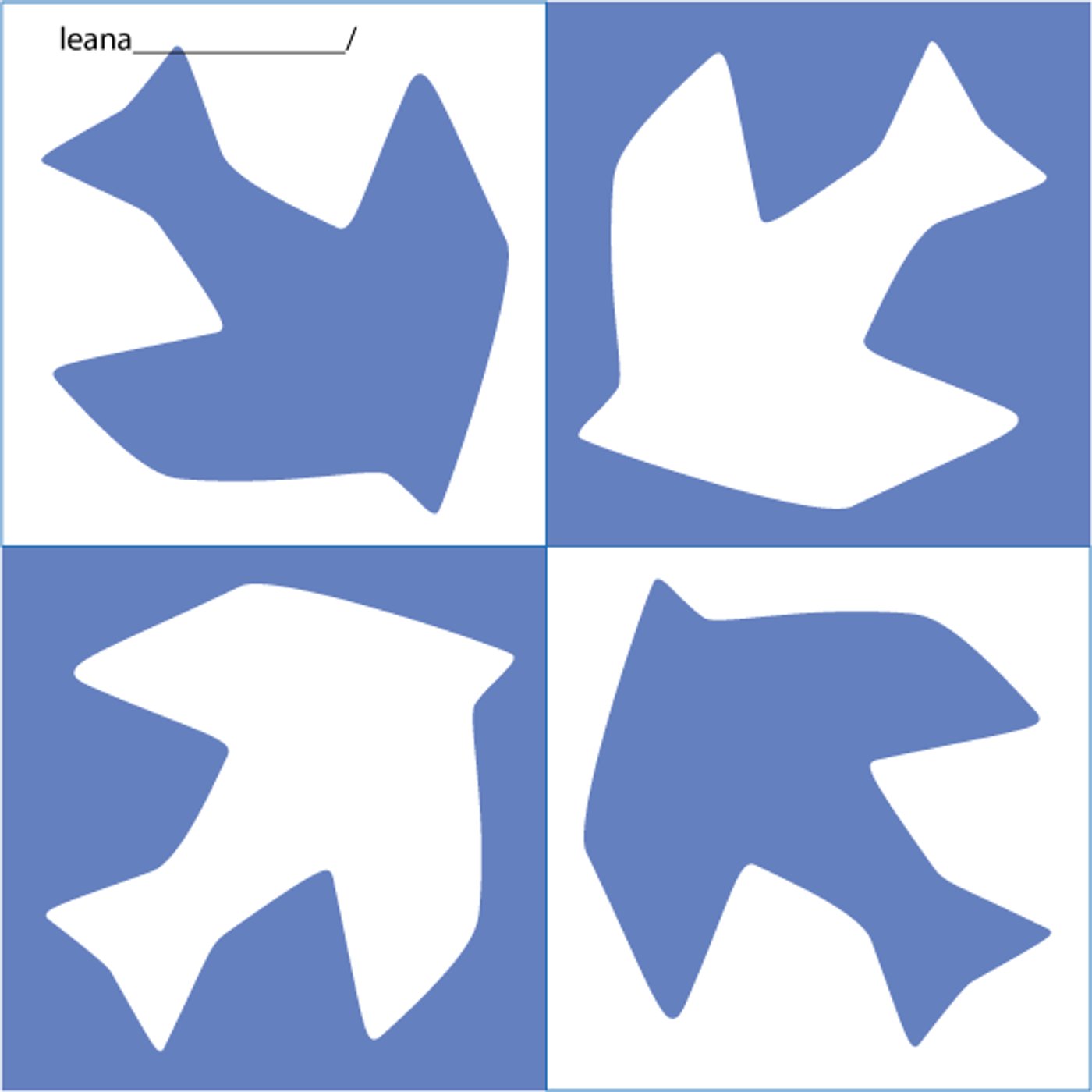 Liberté par Léana Mouchès Damian — motif de carreau de ciment