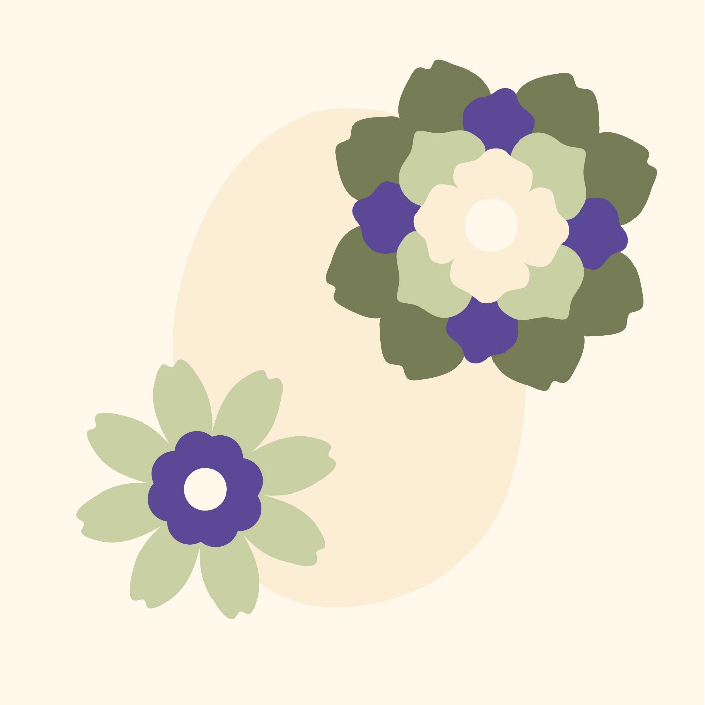 Flora par Maud Oliveira — motif de carreau de ciment