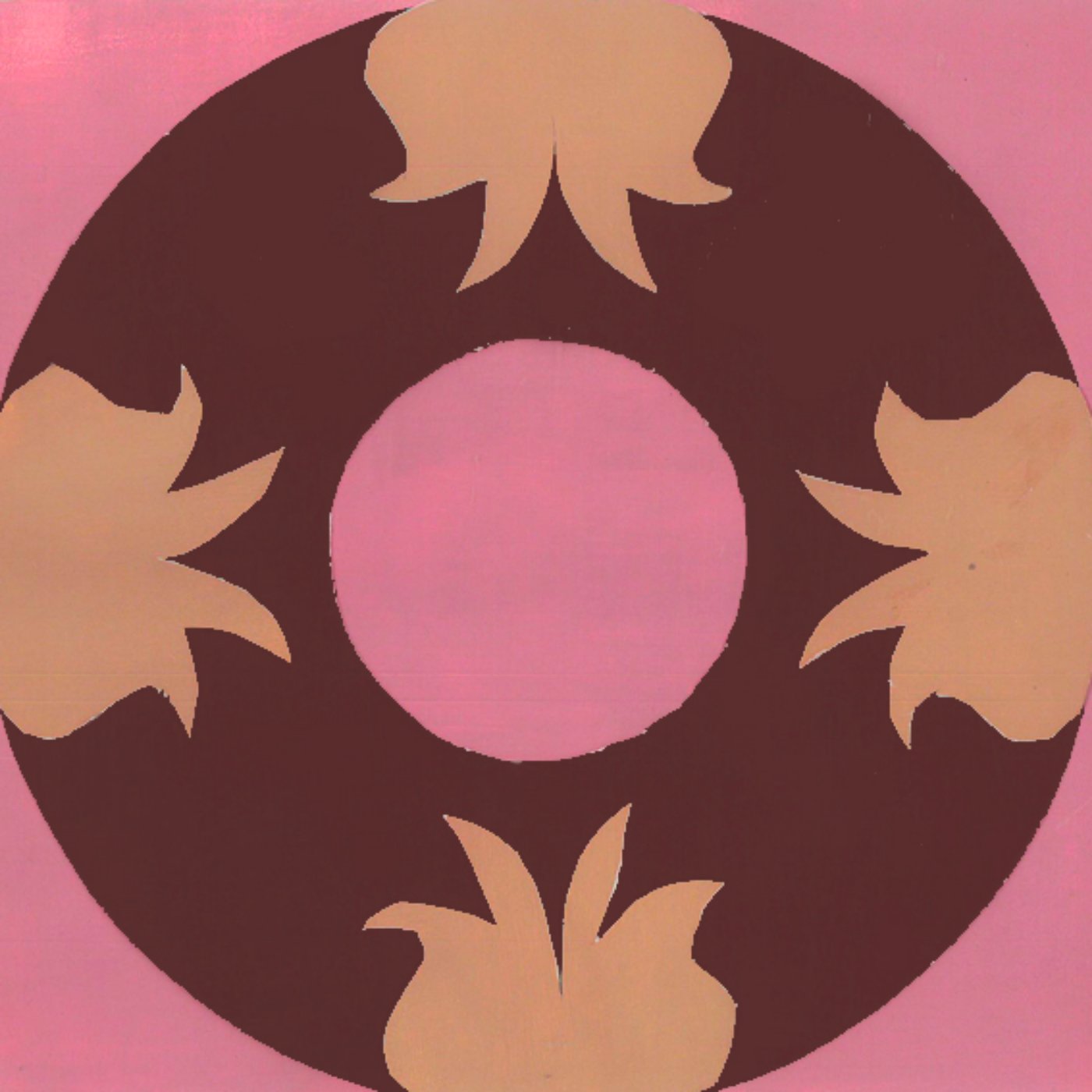 Ronde de fleurs par Karine Bolzer — motif de carreau de ciment