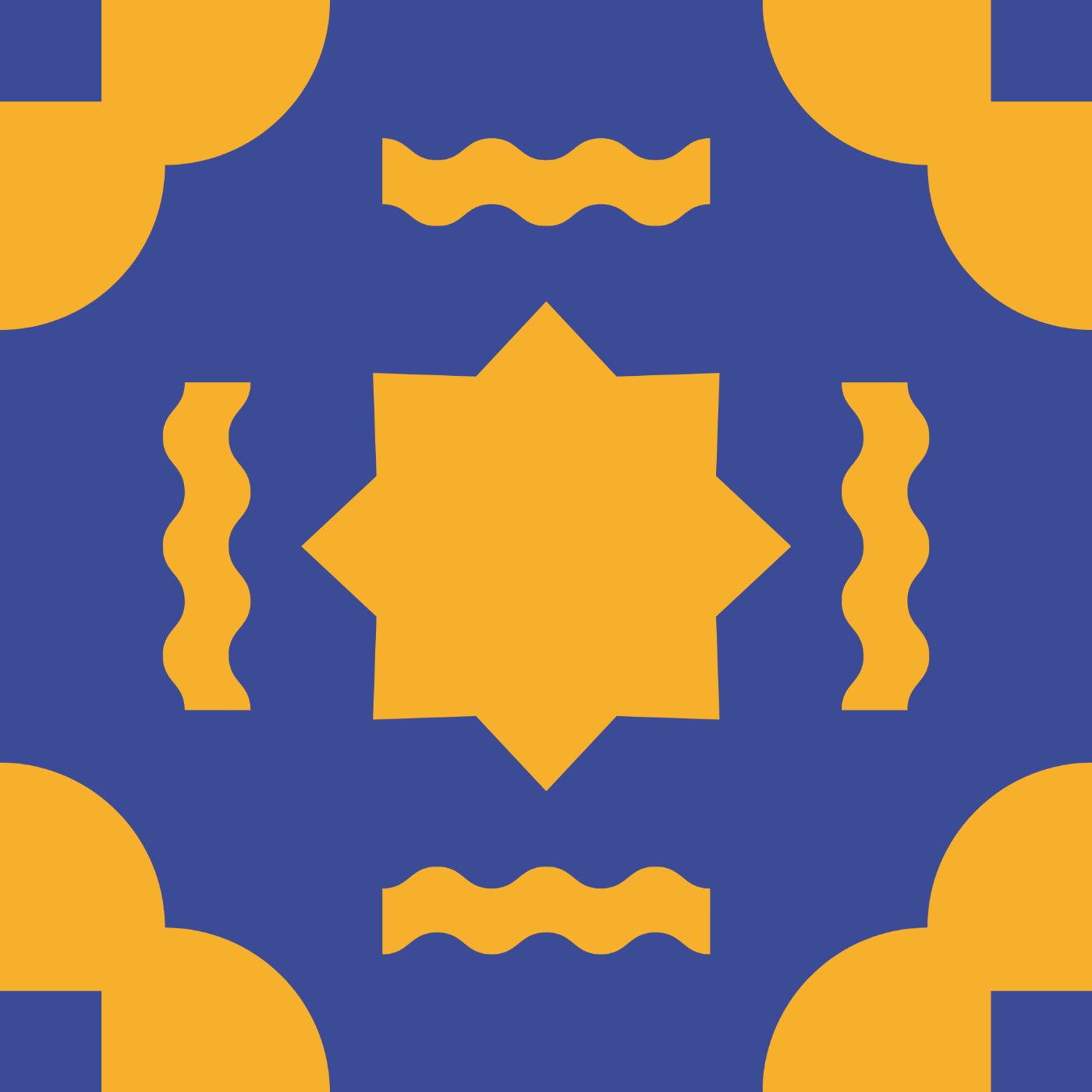 Mare Nostrum par Charlotte LE GOUIC — motif de carreau de ciment