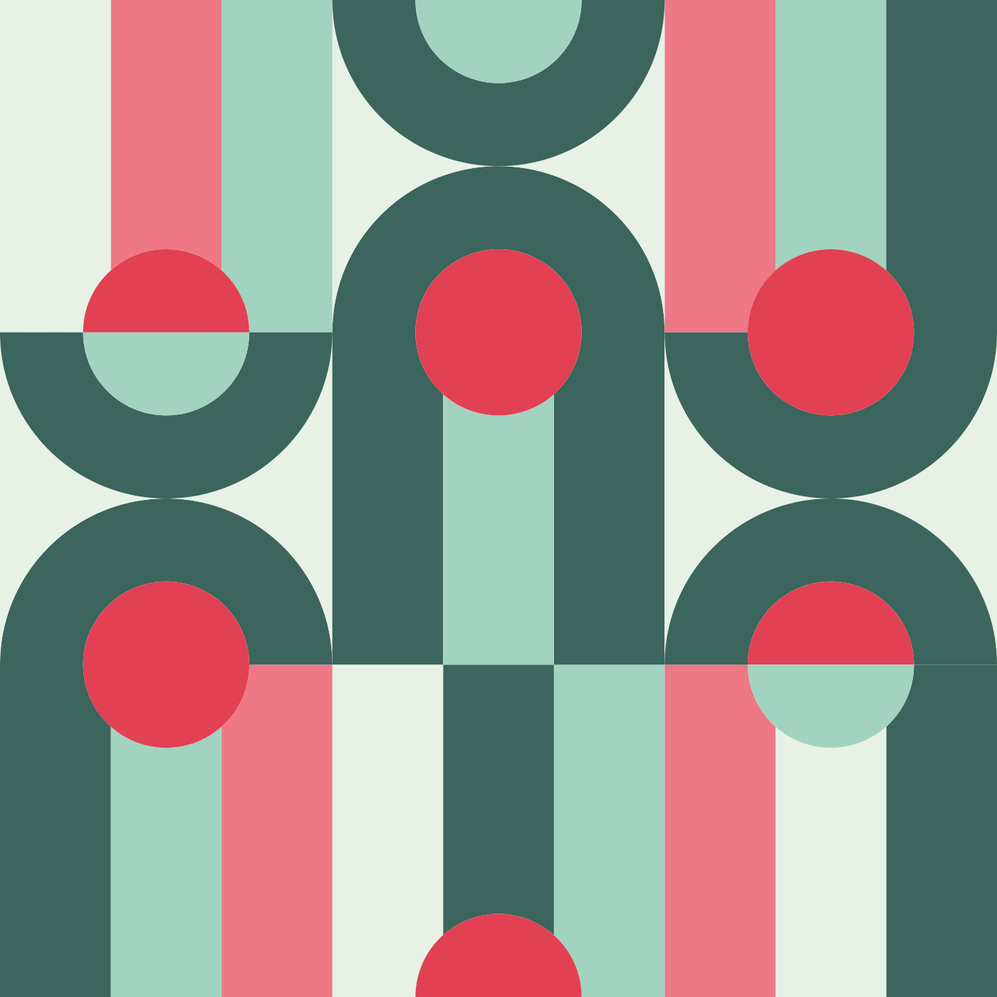 GEOMETRIK 1 par Bianca Therond — motif de carreau de ciment