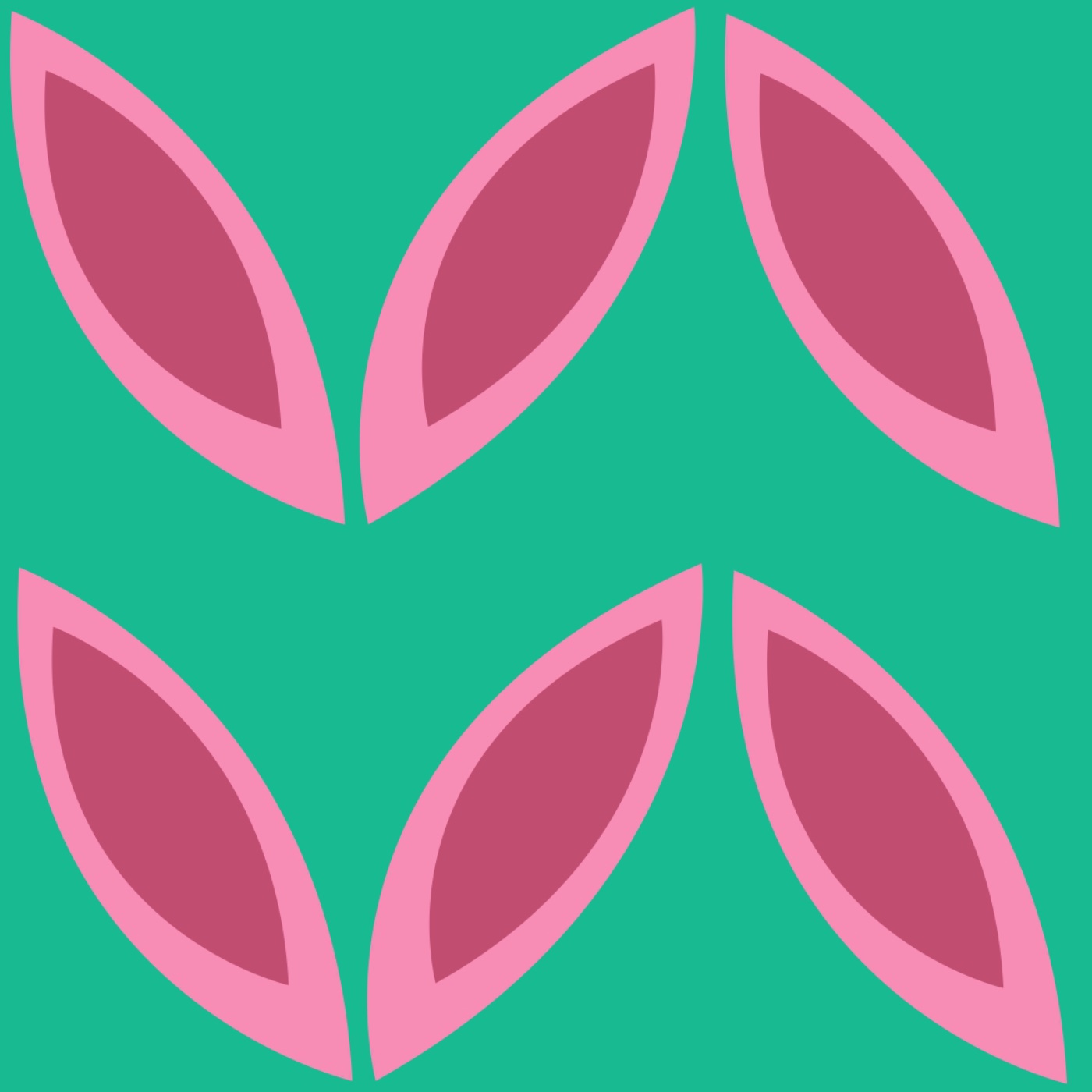 Pétale de lotus par Luna Escamez — motif de carreau de ciment