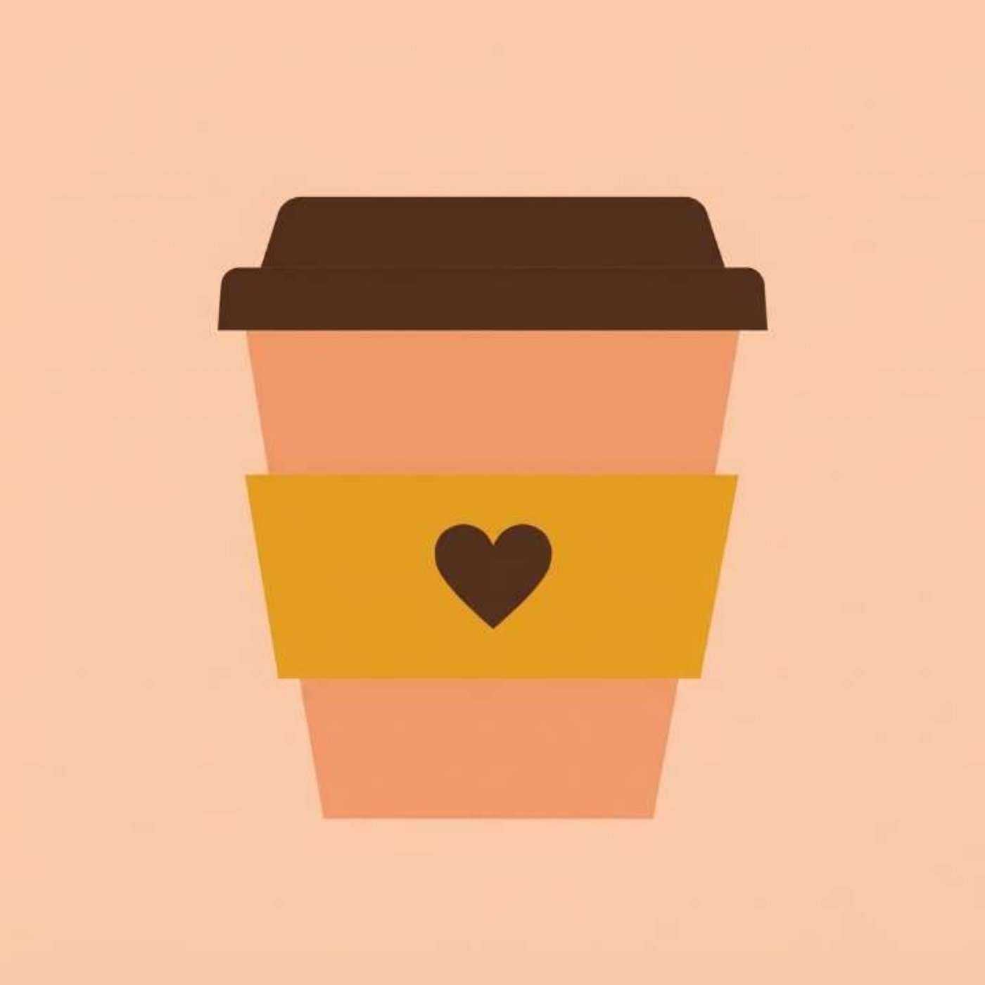 Douceur cafeiné par Louise Heymans — motif de carreau de ciment