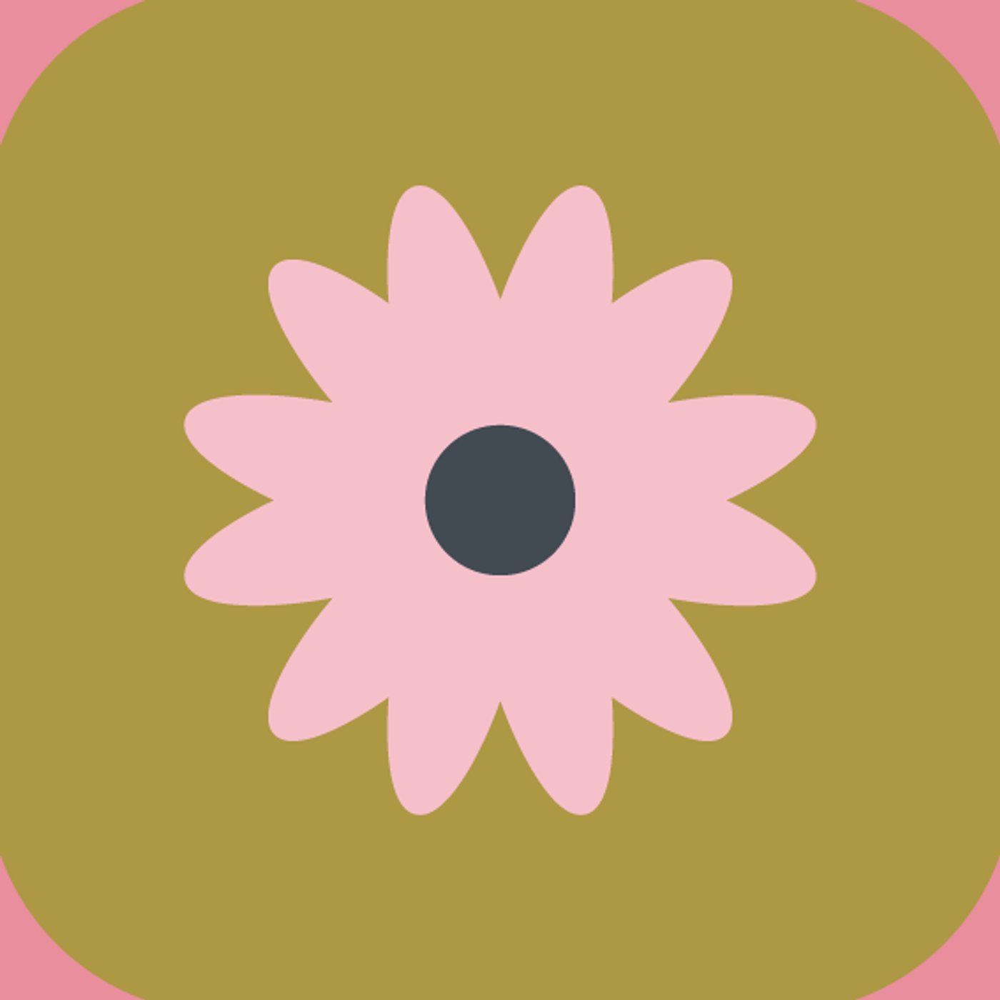 Les Fleurs du Bien par Carine Bienne - Atelier Mira — motif de carreau de ciment
