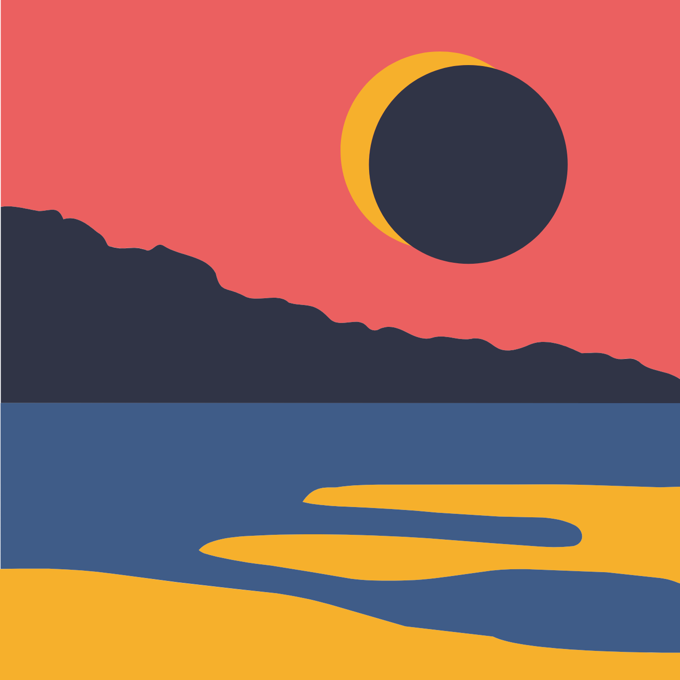 ECLIPSE par Yoann LAVAU — motif de carreau de ciment