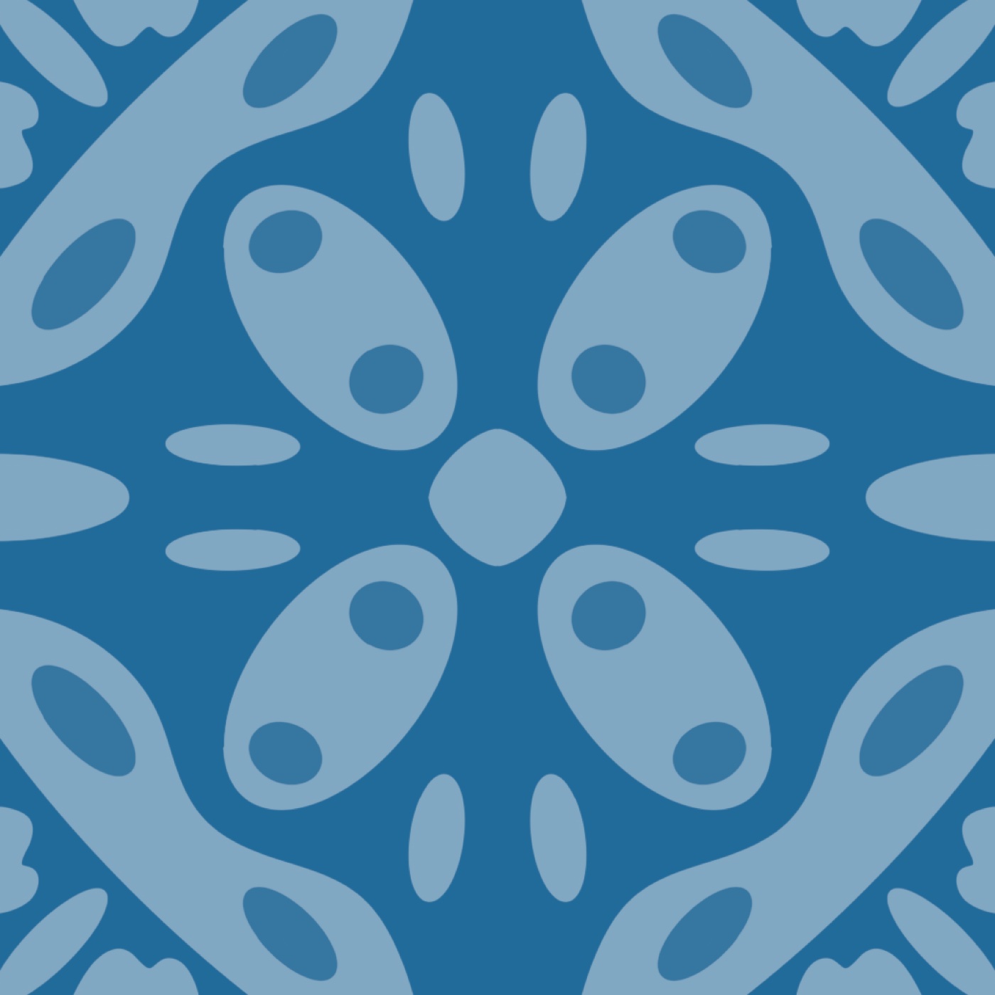 Flow par Kelly Martin — motif de carreau de ciment