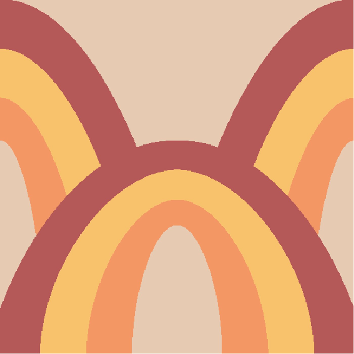 Boogie-woogie par Studio Musa — motif de carreau de ciment