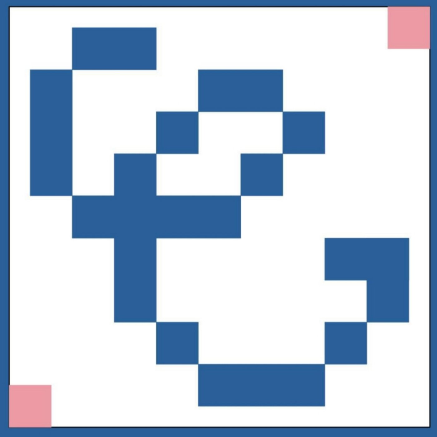 Pixels ornementaux par Camille Mignon — motif de carreau de ciment
