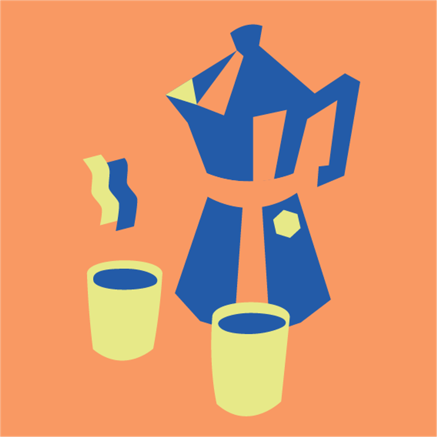 Moka Love par Aleksandra Liberatore | Zéphyr.s Studio — motif de carreau de ciment