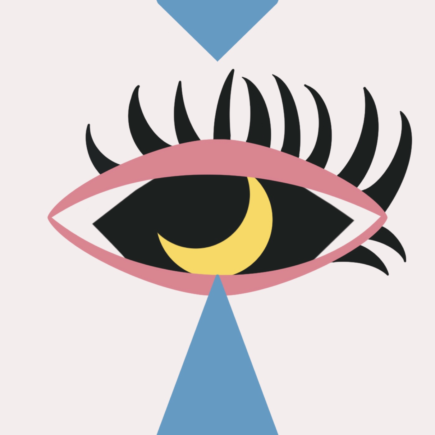 Larme mystique par Kelly Martin — motif de carreau de ciment
