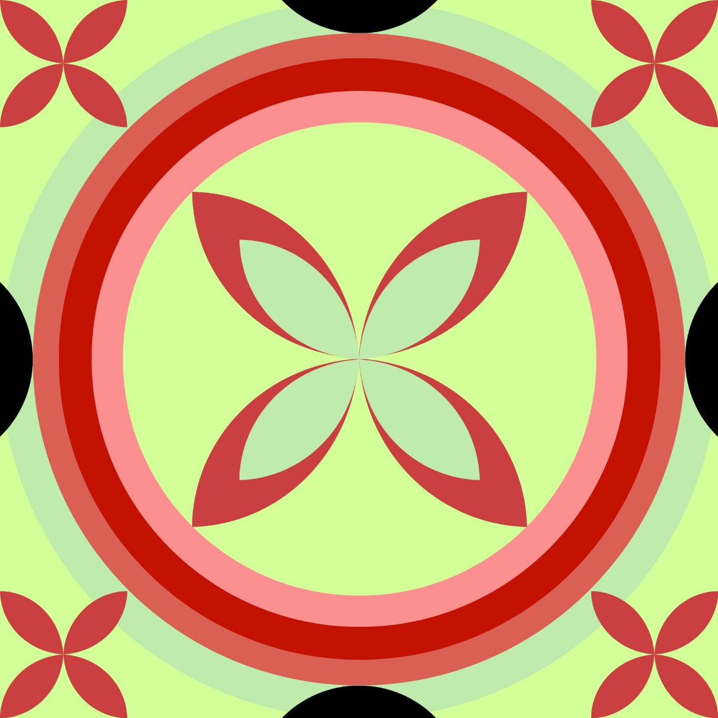Lafleur par Marie Euzen — motif de carreau de ciment