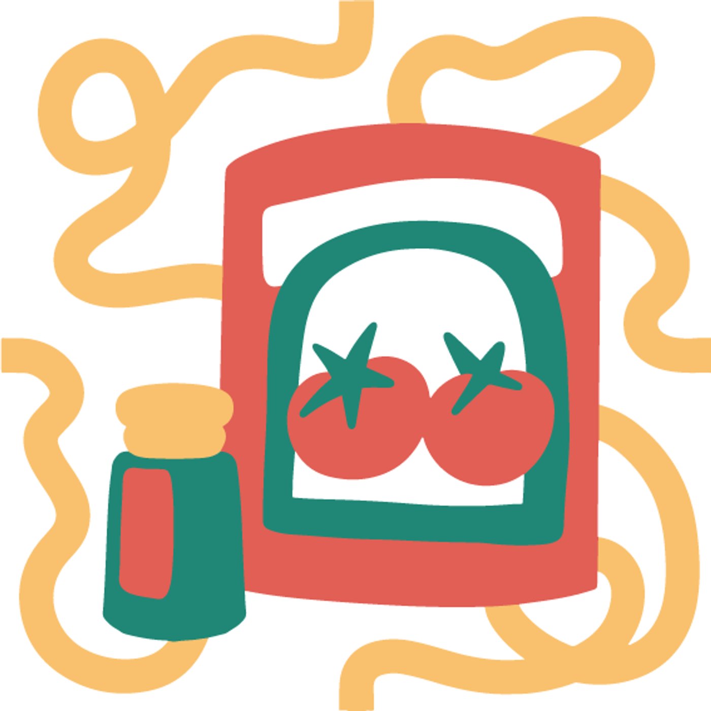 all’Amatriciana par Pauline — — motif de carreau de ciment