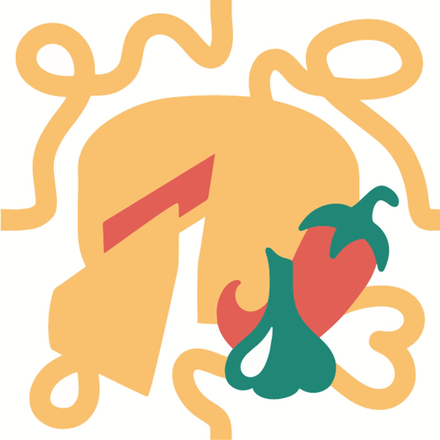 all’Amatriciana par Pauline — — motif de carreau de ciment