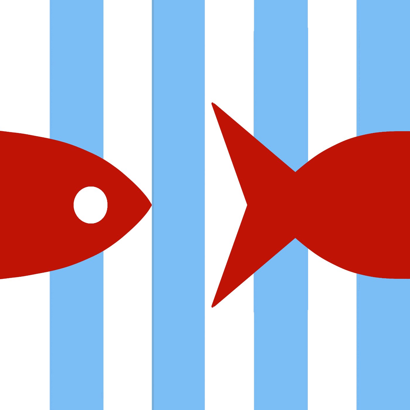 Poissons poissons par Eloïse Perret — motif de carreau de ciment