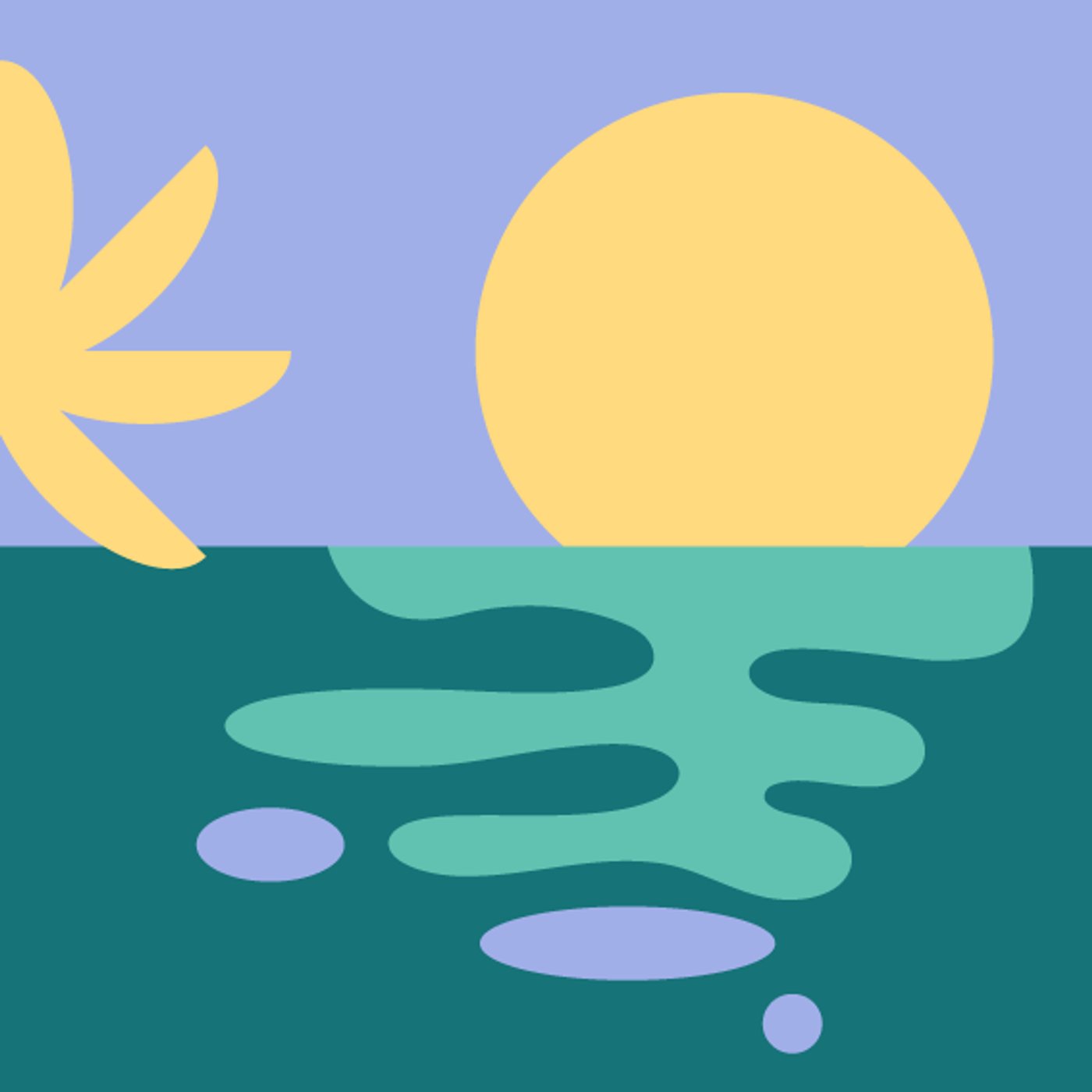 BREIZH SUNSET par MARIE CFF — motif de carreau de ciment
