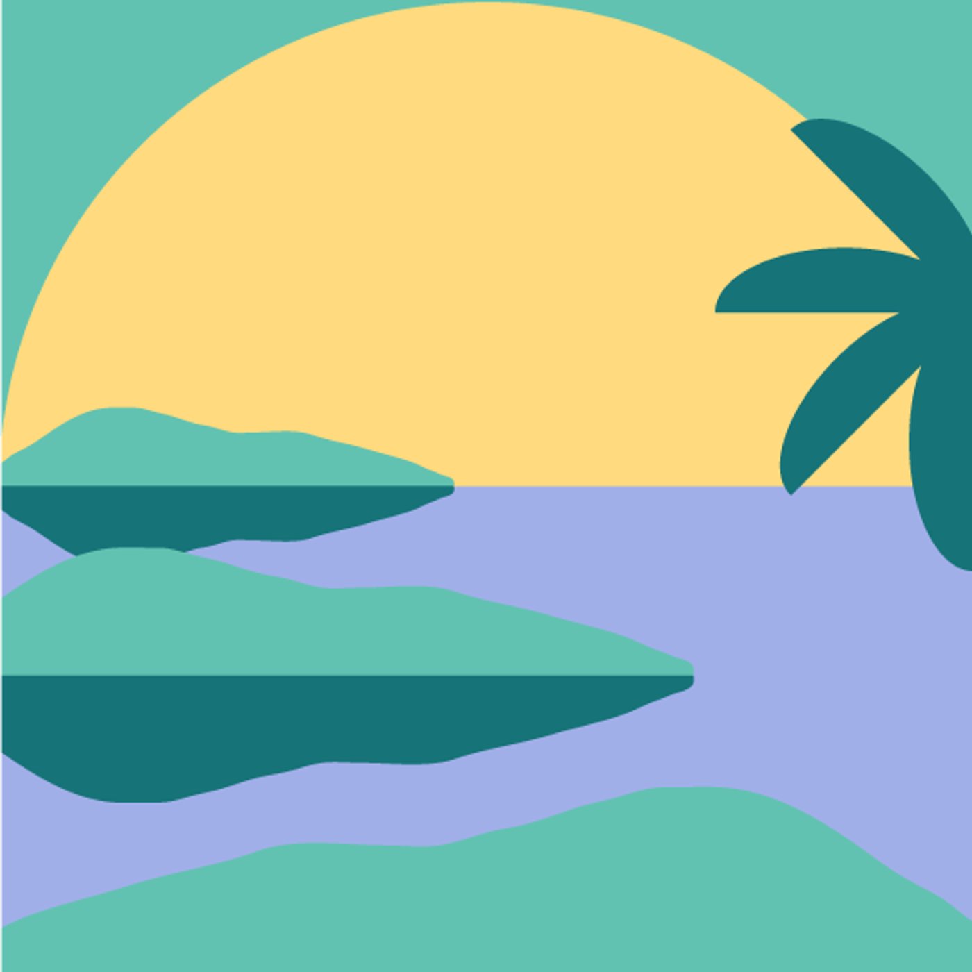 BREIZH SUNSET par MARIE CFF — motif de carreau de ciment