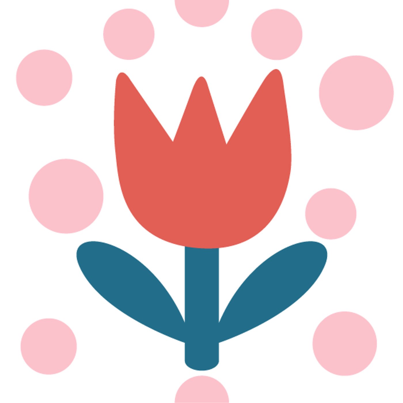 Le crabe-tulipe au cirque par Audrey Jaillard / Clapotis Sauvage — motif de carreau de ciment