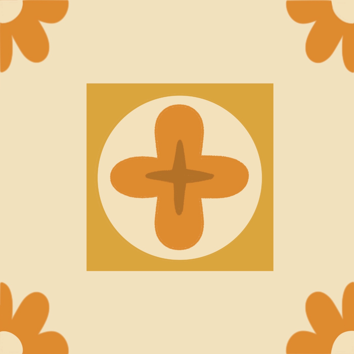 La floraison par Camille Rivillon — motif de carreau de ciment