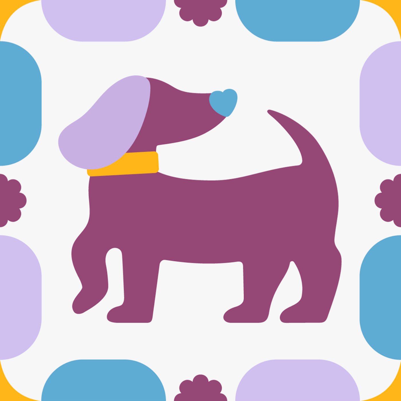 Dog lover par Erika grc — motif de carreau de ciment