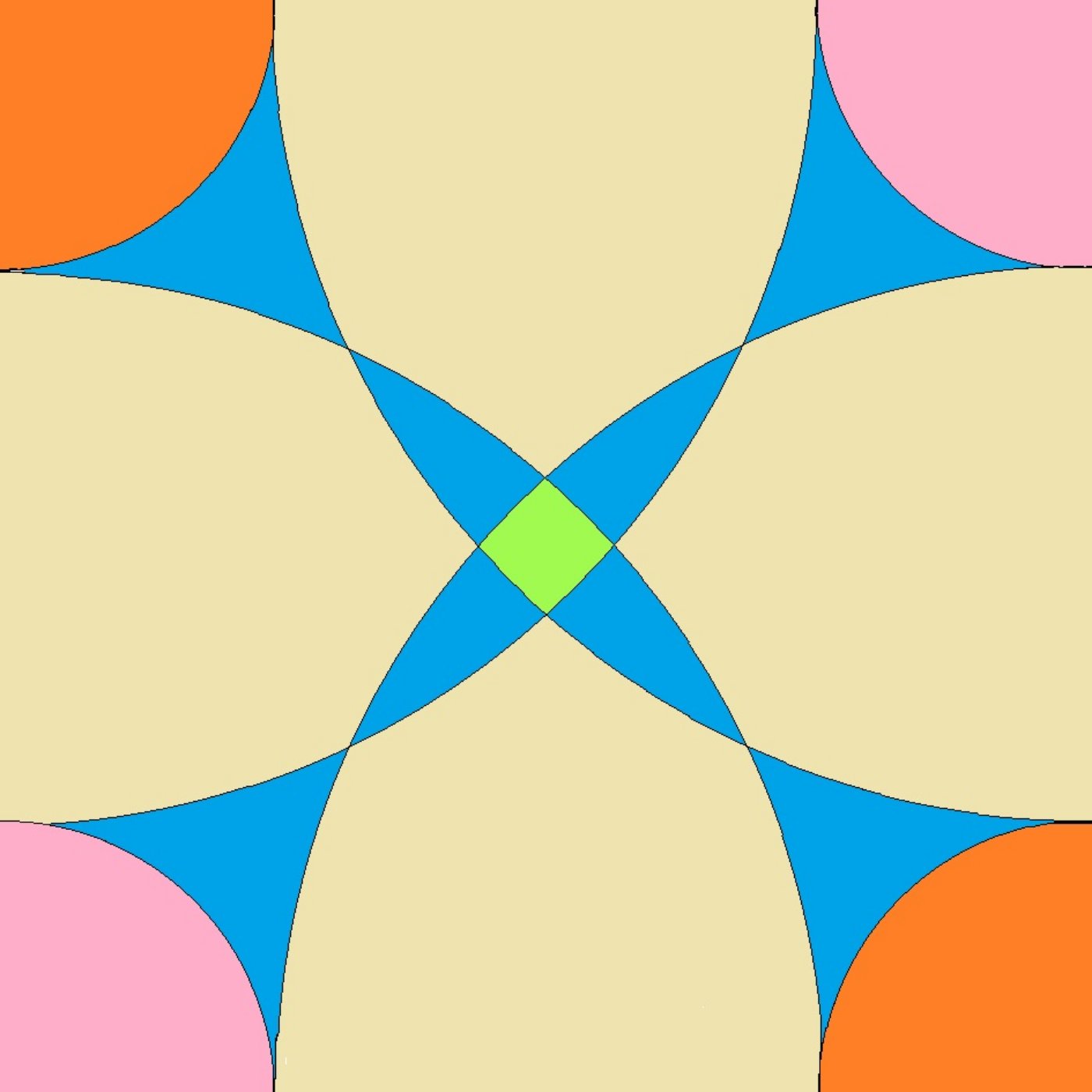 flammes par Florence Jolibois — motif de carreau de ciment